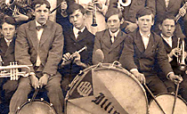 Image of Illinois Holiness University band 1911